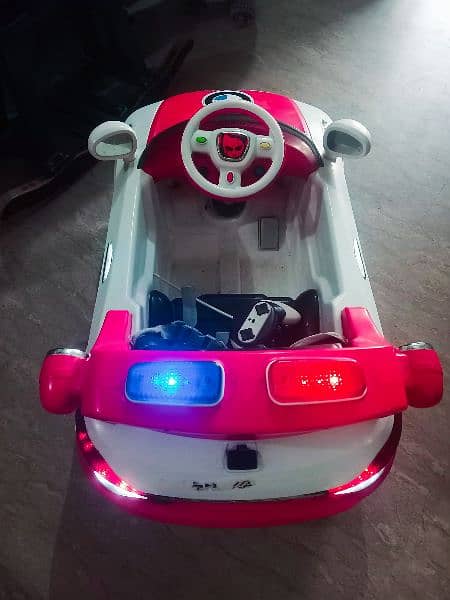 kids battery operated car dual function self operated +remote opreated 2