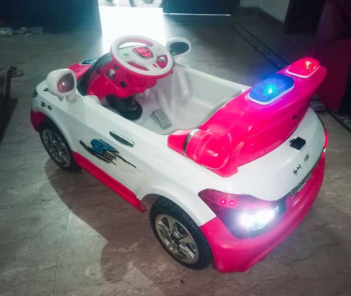 kids battery operated car dual function self operated +remote opreated 5