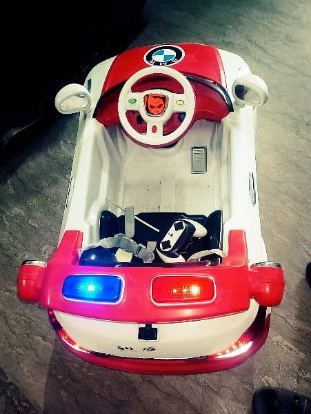 kids battery operated car dual function self operated +remote opreated 6