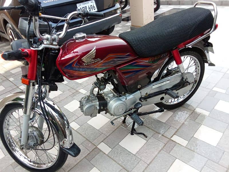 Honda Cd70 2020 Model All Punjab Number ha 5