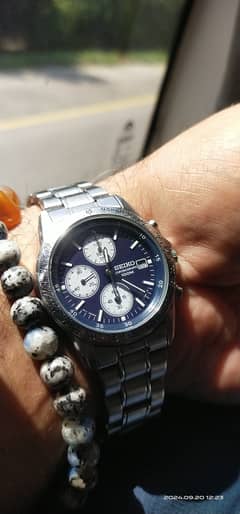 Seiko panda waterproof chronograph 0