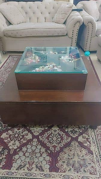 Sheesham Solid Wood Center Table excellent condition for urgent Sale 3