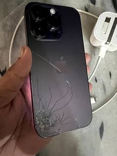 iphone 14 pro max pta approved back broken 0