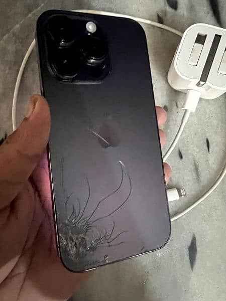 iphone 14 pro max pta approved back broken 1