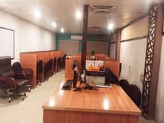 Area 2500 Sqft Fully Furnished Corporate Office in Main Boulevard Road Garden Town Lahore