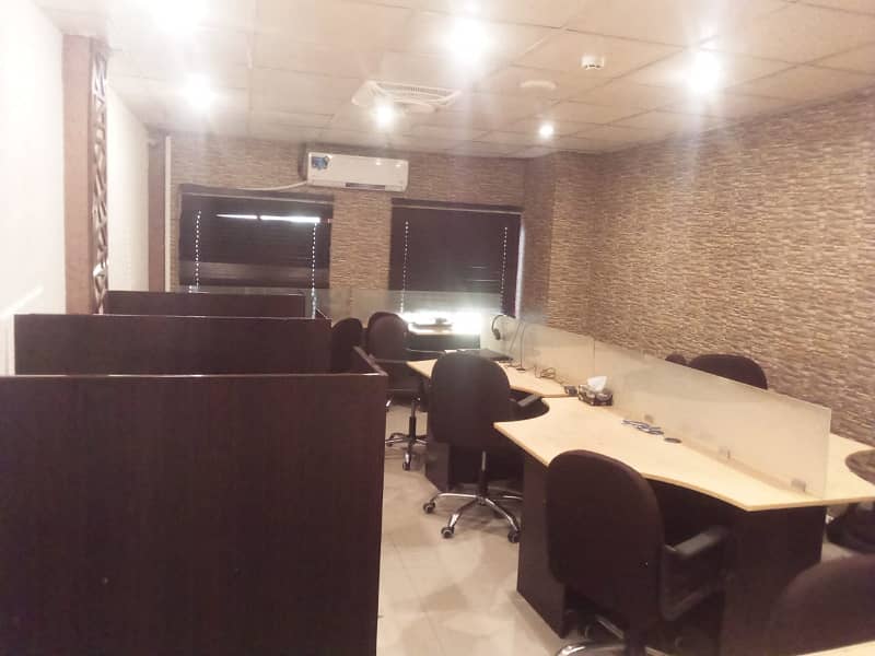 Area 2500 Sqft Fully Furnished Corporate Office in Main Boulevard Road Garden Town Lahore 2