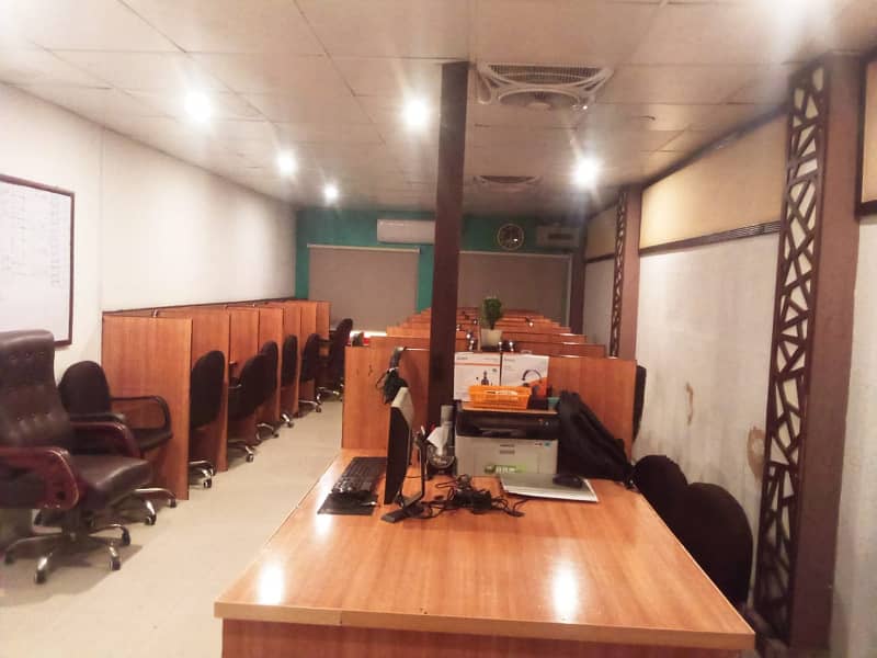 Area 2500 Sqft Fully Furnished Corporate Office in Main Boulevard Road Garden Town Lahore 5