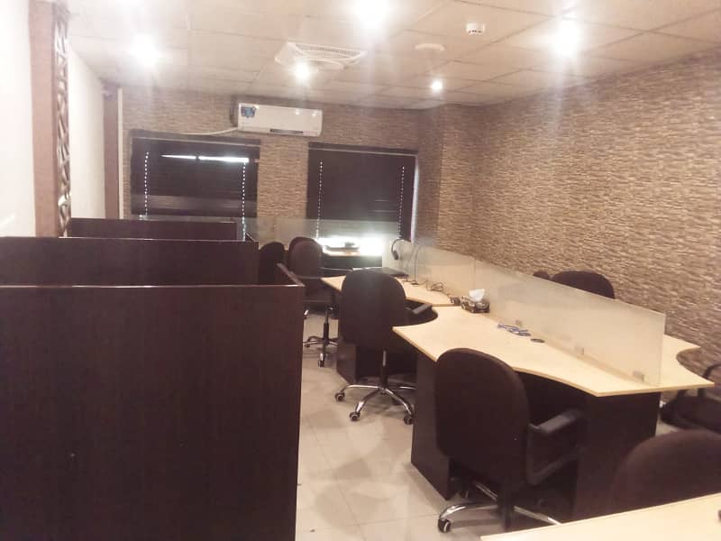 Area 2500 Sqft Fully Furnished Corporate Office in Main Boulevard Road Garden Town Lahore 7