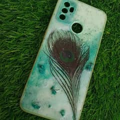 hand made resin art mobile cover