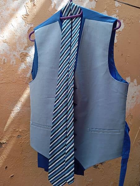 3 piece PantCoat Blue Colour Argent Sale 2