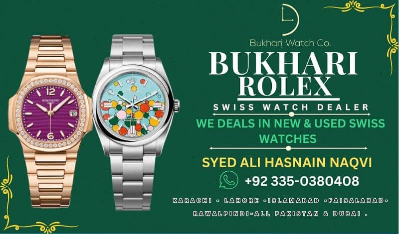 sell your watch @Bukhari Rolex buyer Omega Cartier longines Piaget buy 9