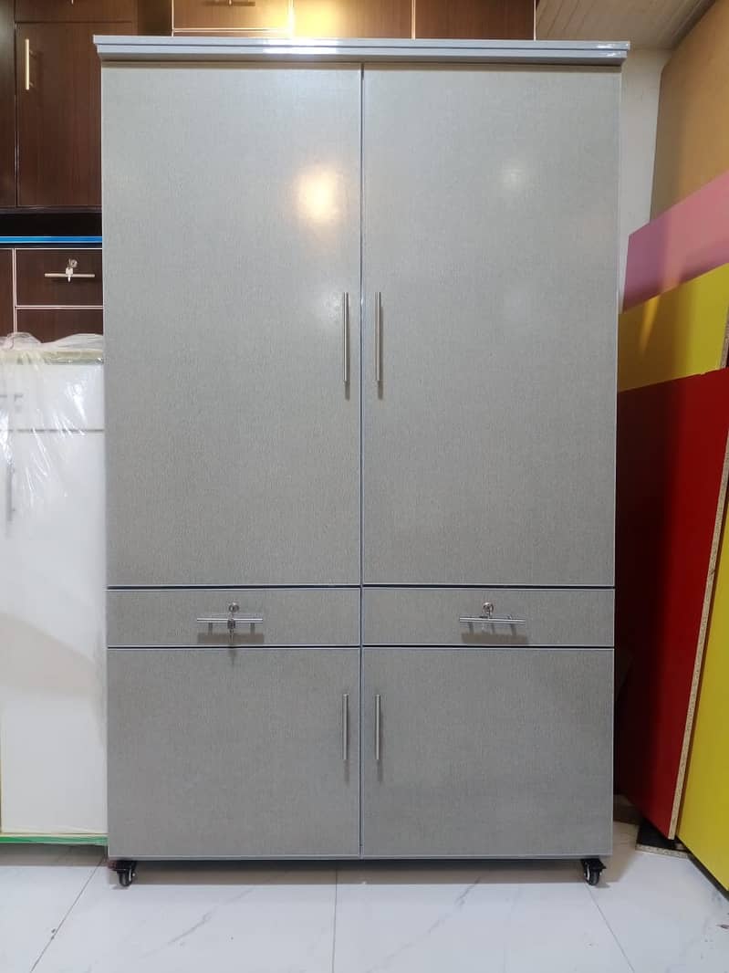 wardrobe/almari/almirah/uv high gloss/colored cupboard/two door almari 2