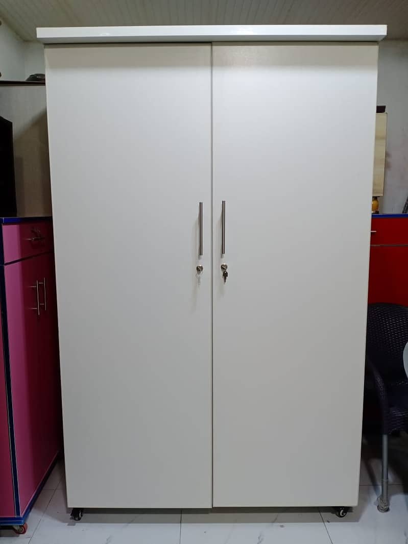 wardrobe/almari/almirah/uv high gloss/colored cupboard/two door almari 6