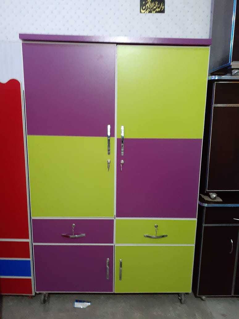 wardrobe/almari/almirah/uv high gloss/colored cupboard/two door almari 10