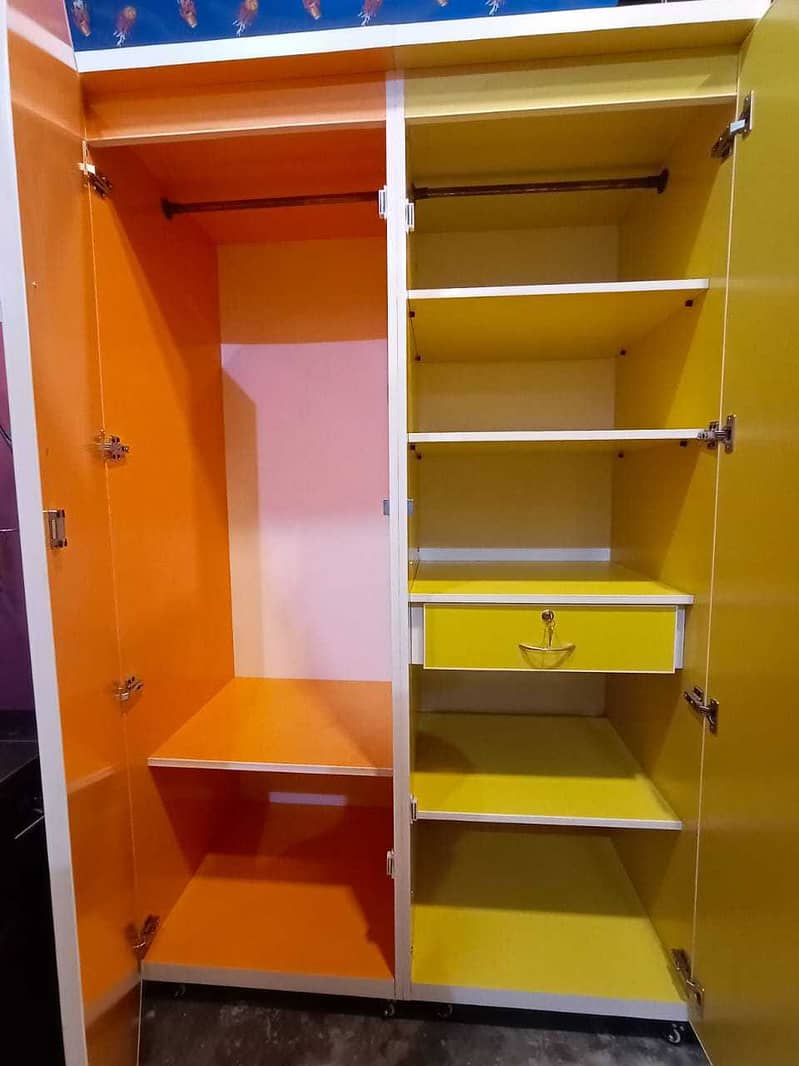 wardrobe/almari/almirah/uv high gloss/colored cupboard/two door almari 11