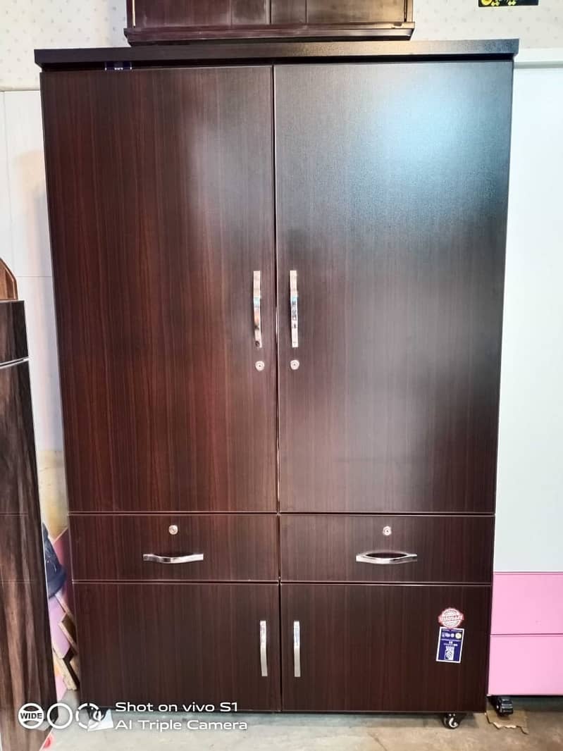 wardrobe/almari/almirah/uv high gloss/colored cupboard/two door almari 17