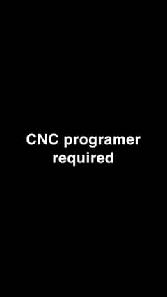 cnc programer required lathe machine 0