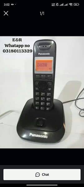 New condition panasonic Cordless Phone Free delivery 0