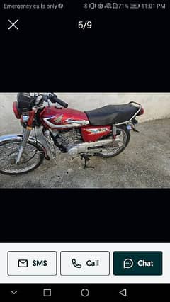 Honda 125 16 model Urgent sell. 03439426503