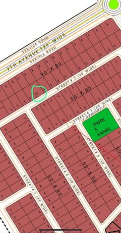 1-KANAL PLOT FOR SALE IN EXECUTIVE BLOCK