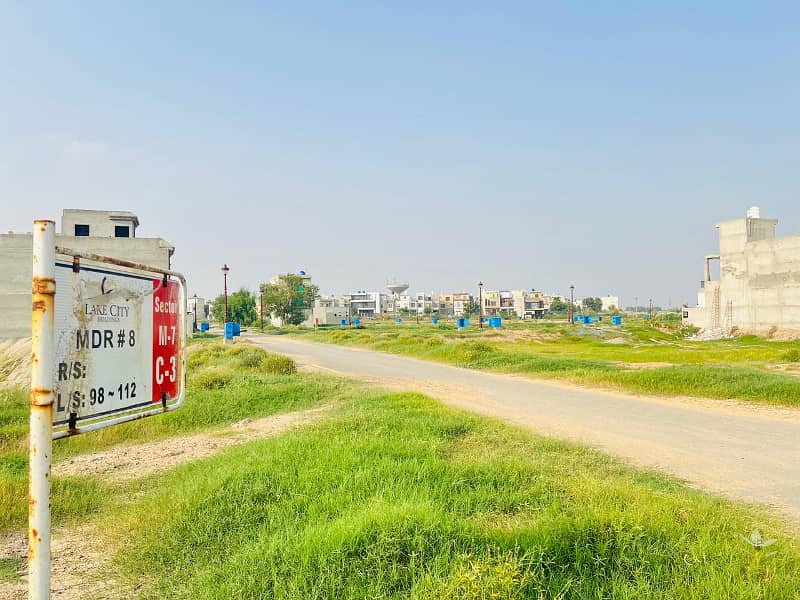 Near to Park And Main Boulevard 7 Marla Plot For Sale In Lake City Sector M-7 Block C-3 13