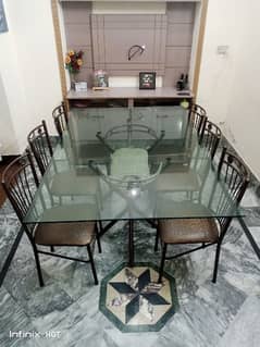 Metal Dining Table {6 Seat}