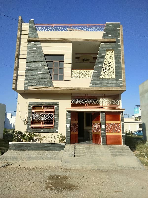 Brand New 120 Sq Yard Two Unit House For Sale 0