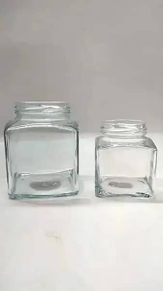 protein jar , Glass Bottles,Hexagon jar,Round jar,Square glass jar 4