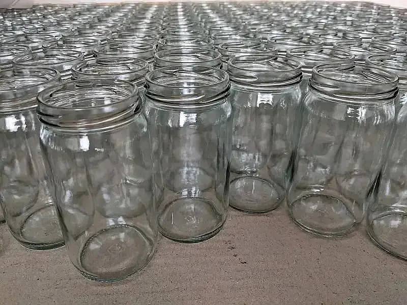 protein jar , Glass Bottles,Hexagon jar,Round jar,Square glass jar 17