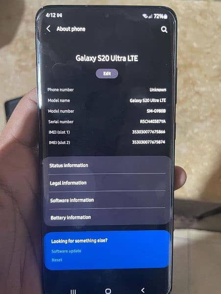 Samsung s20 ultra 128gb 2