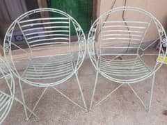 iron chairs