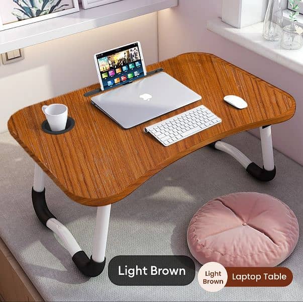 Wood Folding Table for Laptop & study 3