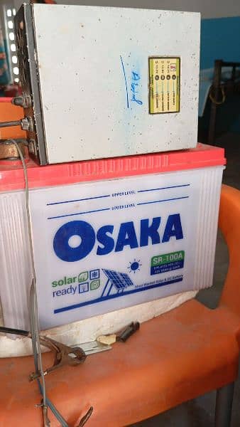 100A. Battery with Charger in Good condition 0