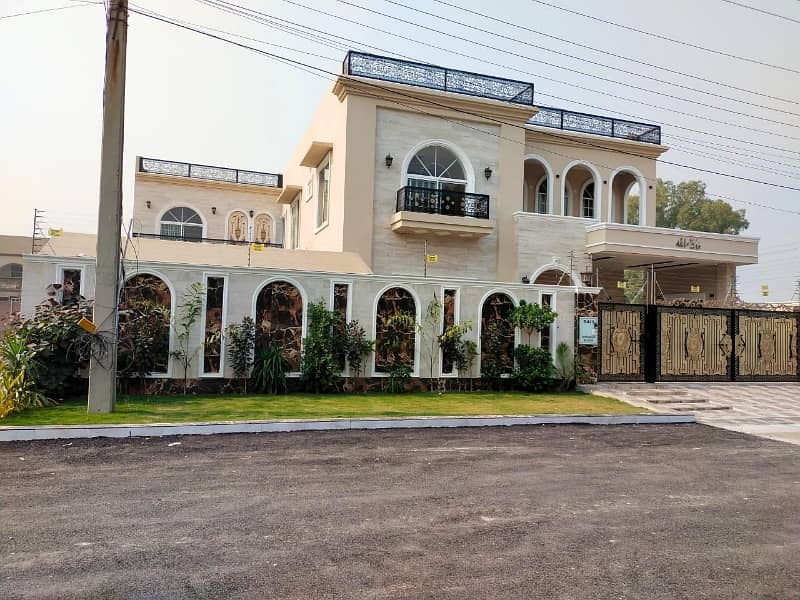 1 kanal Spanish brand new Luxury living house for sale shaheen block chinar Bagh lahore 2