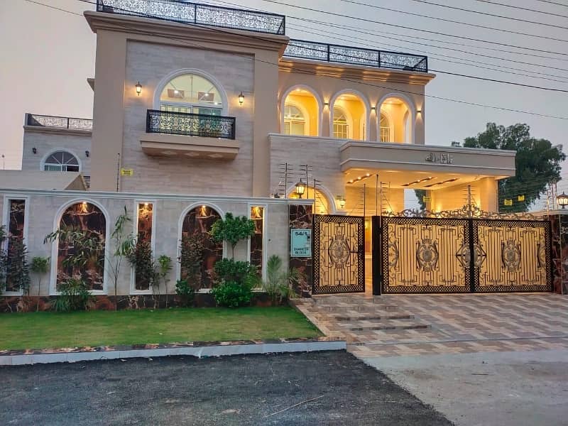 1 kanal Spanish brand new Luxury living house for sale shaheen block chinar Bagh lahore 38