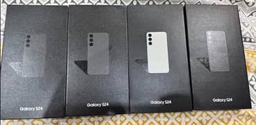 Samsung S24 , Marbel Grey / black 128gb / 256 box packed