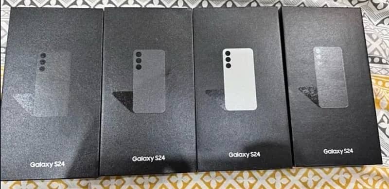 Samsung S24 , Marbel Grey / black 128gb / 256 box packed 0