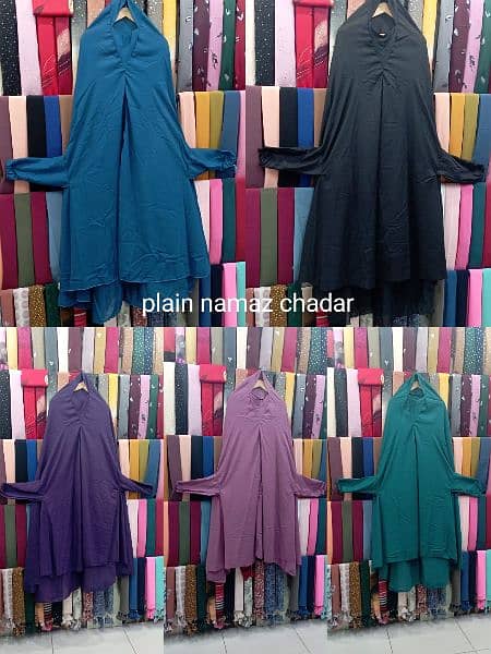 Plain sleeves chader
Fabric Swiss lawn
l 2