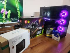 Gaming PC with MSI RTX 3060ti trio X