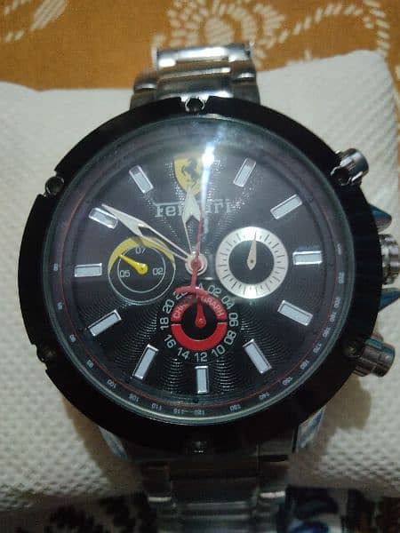 Ferrari watch used one time but look new 4