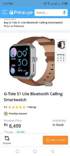 G TID S1 smart watch