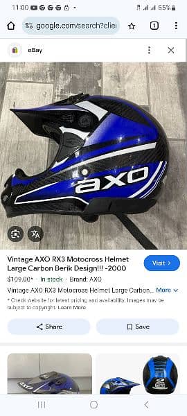 RACING HELMET "AXO" LARGE SIZE 1