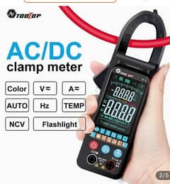 AC/DC clamp meter auto 0