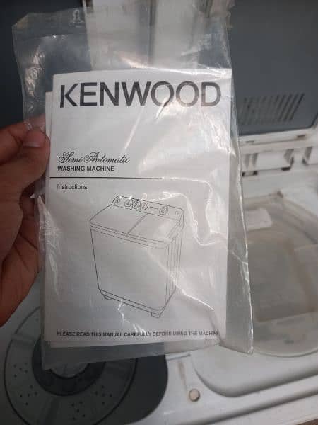 NEW KENWOOD WASHING MACHINE 2IN1 6