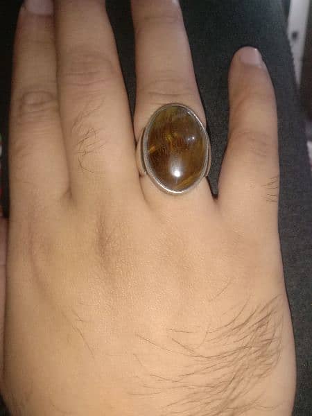 100 percent original tiger stone with original silver 2