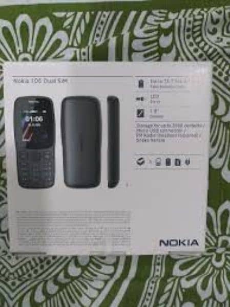 NOKIA 106 ORIGINAL MOBILE WITH ORIGINAL BOX 1