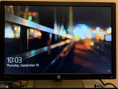 URGENT SALE, HP led monitor display 24 inch, 1080p+ display