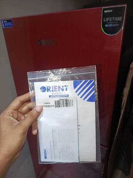 Brand New fridge Orient only 1 moth used 03268554147 2