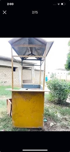 food stall counter