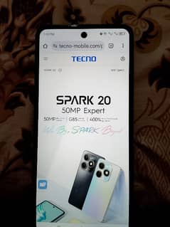 Tecno Spark 20 256GB/8GB Ram Black Color 0